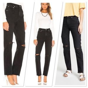 AGOLDE Cherie High Rise Straight in Distortion Jeans